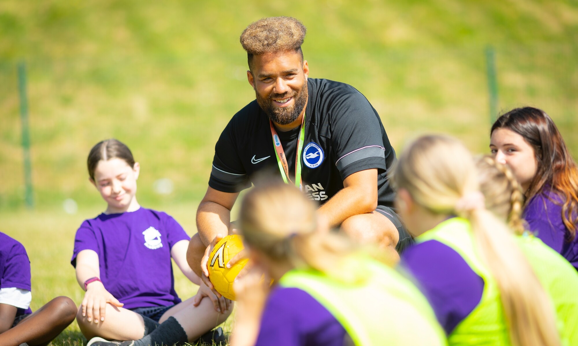 Breakwater Academy Image - PE Teacher with Students