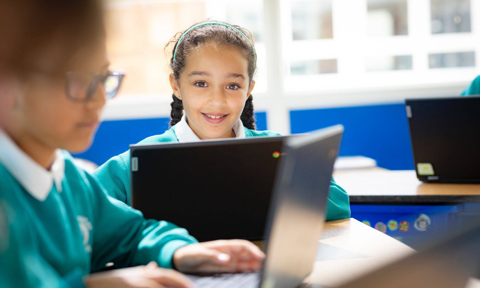 Breakwater Academy Image - Student in IT Class